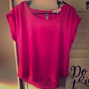 Pink Rose pink blouse NWT